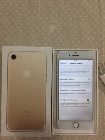 IPhone 7 32gb gold FUNCIONANDO TUDO EM ATÉ 6x