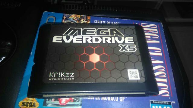 Sega cd + mega drive 3 + everdrive x5 + jogo sega classics - Foto 2