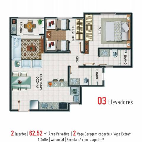 Luxxor Flat, a 800 metros do Shopping Pantanal