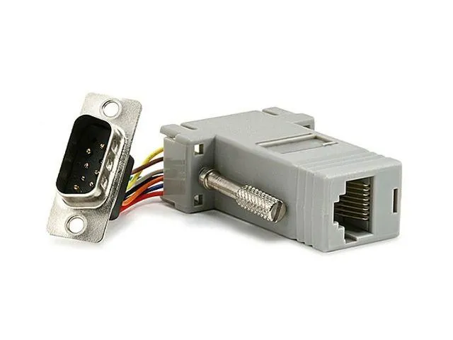Adaptador RJ45 F p/ DB9 M