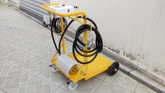 Carrinho completo abastecimento lubrificantes 200L