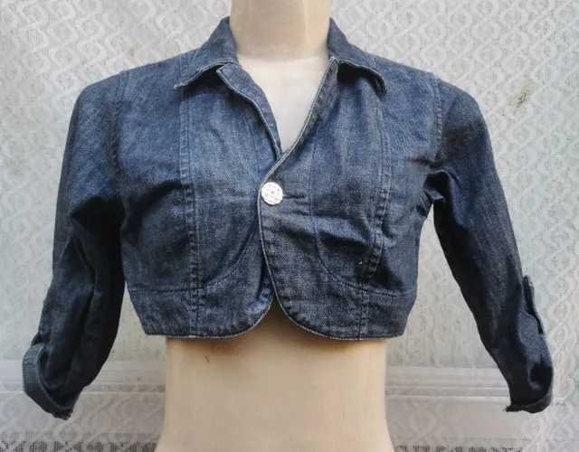 Jaqueta jeans exsxt  tam m