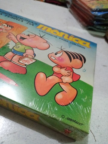 Carimbo turma da monica anos 80 lacrado - Foto 3