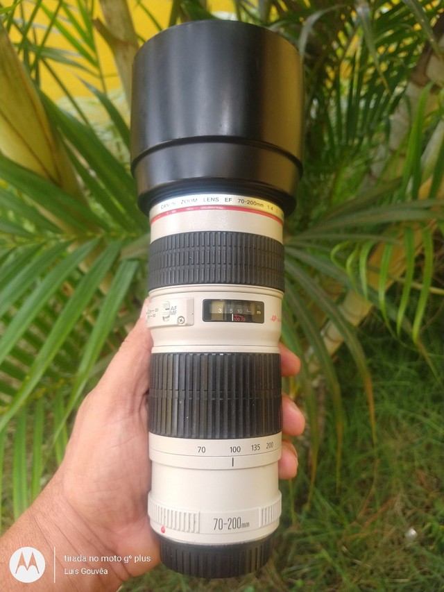 Lente Canon 70 200 F4 sem IS