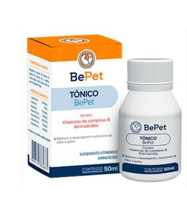 Bepet Tônico Com Vitamina Do Complexo B E Aminoácido - 50ml