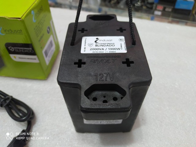 Transformador Bivolt Indusat 2000va Blindado - Foto 3