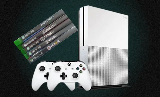 Xbox One S + Dois controles + Jogos - Videogames - Cremação, Belém  1258562135