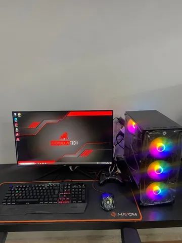 PC Gamer de Entrada Completo i5 + Monitor + Teclado/Mouse NOVO