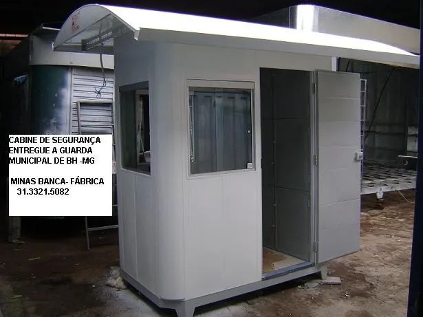 Cabines, guaritas de segurança- Minas Banca  Fab-31. *
