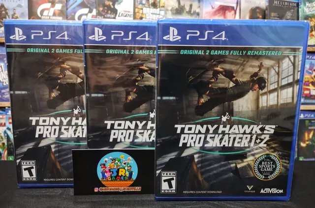 Jogo Tony Hawk Pro Skater 1+2 Ps4 Midia Fisica