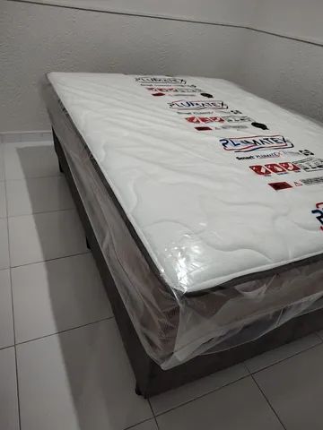 Cama casal base mais colchão casal molas ensacadas - Foto 3