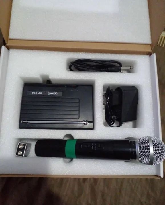 Microfone Sem Fio Profissional Knup KP-910 - Foto 3