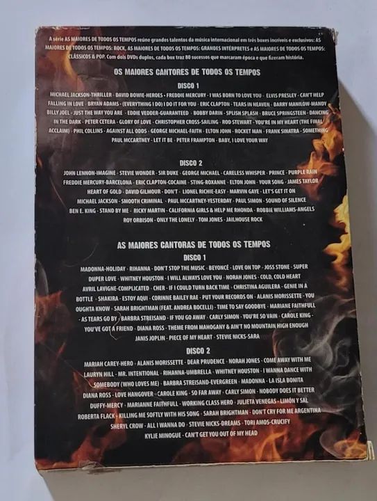 DVDs - As Maiores de Todos os Tempos - Grandes Intérpretes (4 DVDs)  - Foto 2
