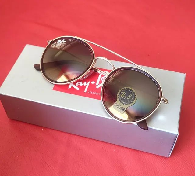 Óculos de Sol Rayban Série Round double bridge  - Foto 3
