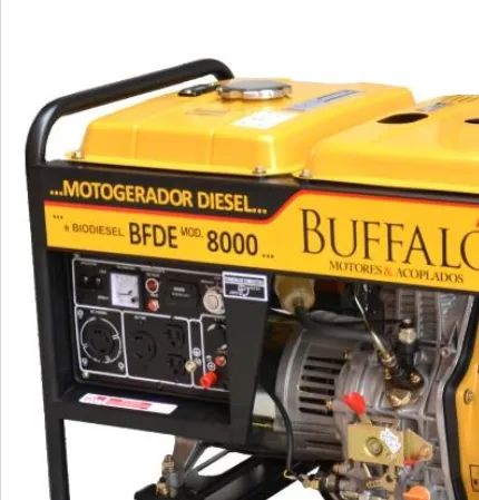 Gerador a Diesel 6.5 kva BFDE 8000 partida Elétrica Com Bateria Buffalo 474cc 4t - Foto 3