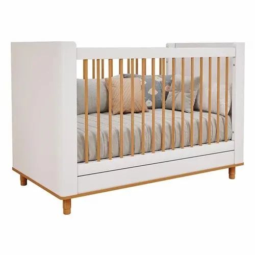 Quarto Infantil Cupcake, 100% MDF ( Roupeiro+Comoda+Berço+Estante ) - Permobili Baby - Foto 5