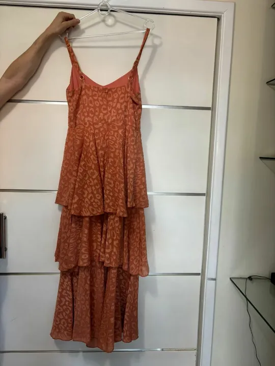 Vestido longo estampado