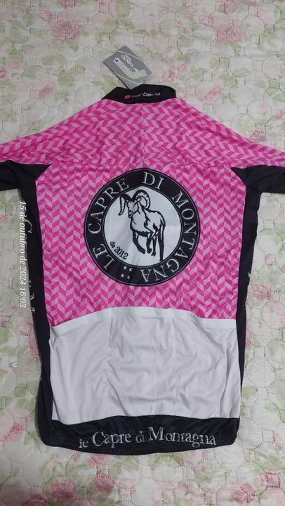 Camisa Ciclismo Barbedo Le Capre Di Montagna Tam P Nova Etiqueta - Foto 4