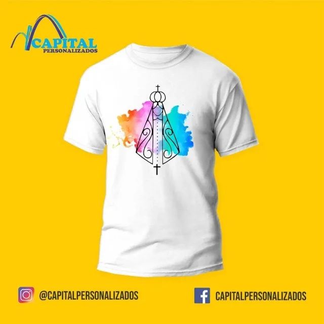 camisa branca personalizada - Foto 5