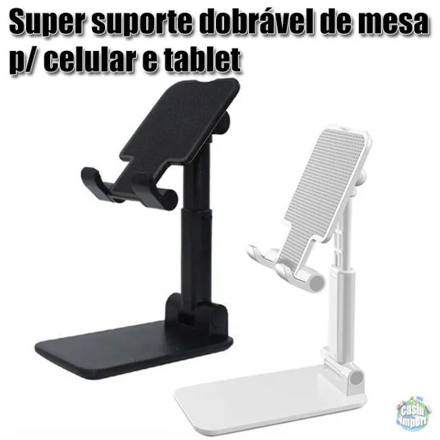 Super suporte dobrável de mesa para celular e tablet