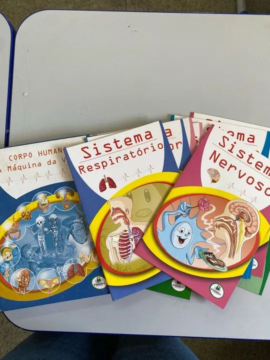 Livros de Anatomia - Sistema Respiratório, Nervoso e Corpo Humano