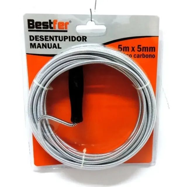 Desentupidor De Tubulação 5mx5mm Bfh1478