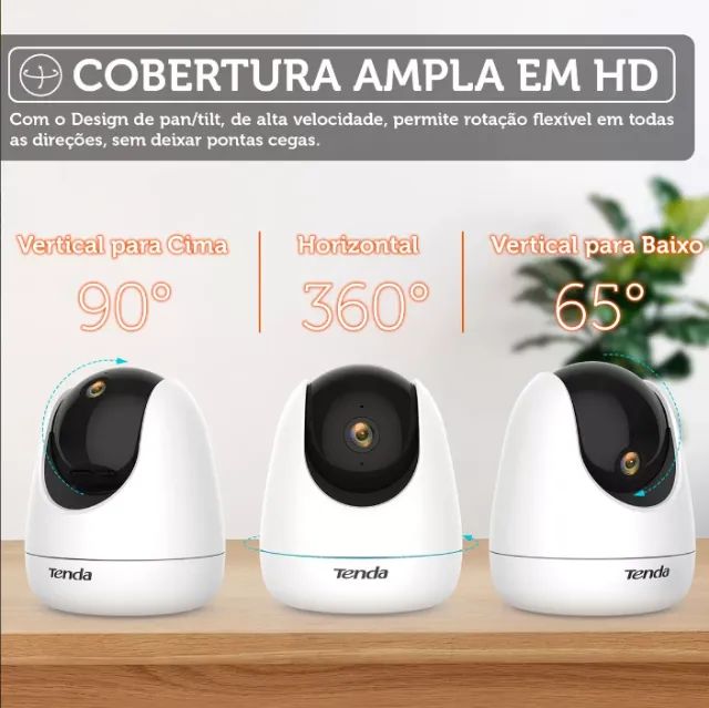 Câmera de Segurança Residencial Wifi e Baba Eletrônica Tenda - Foto 3