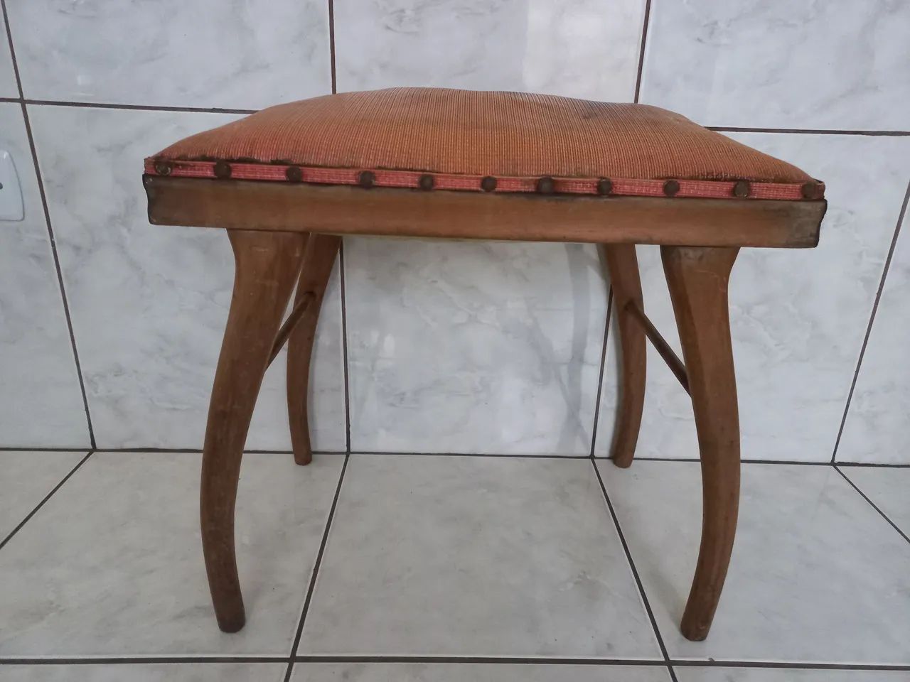 Banquinho antigo madeira  - Foto 4