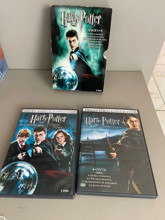 Harry Potter - Edição Limitada - 6 DVDs  - Box Harry Potter Anos 1-5  