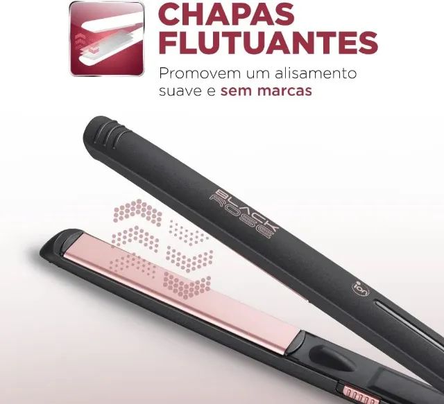 Chapinha Alisadora, Mondial, Preto/Golden Rose, 35W, Bivolt - P-27 - Foto 4