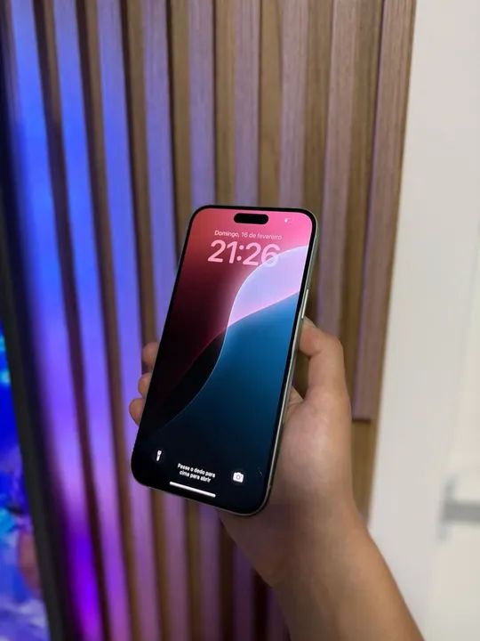 iPhone 15 Plus 256GB 93 saúde da bateria Cor Green (SEMINOVO IMPECÁVEL) - Foto 3