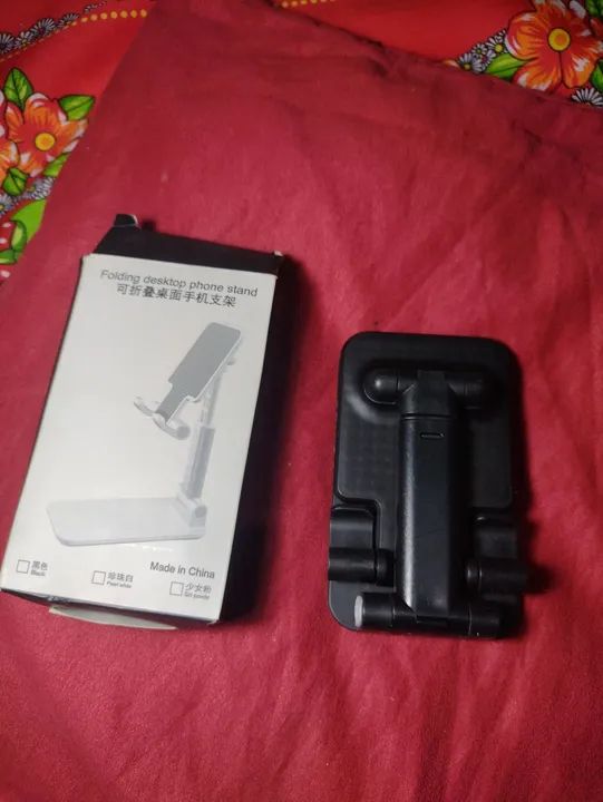 Suporte para Celular Dobrável para Mesa - Foto 5