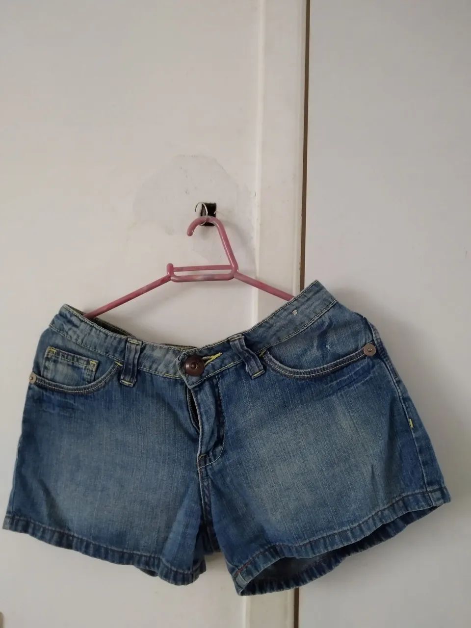 Shorts Jeans Azul - Foto 2