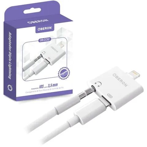Adaptador P2 para Lightning - Ouça música e carregue seu iPhone!