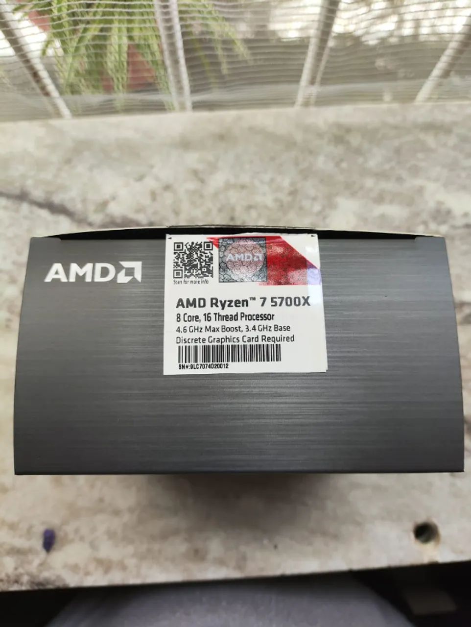 Ryzen 7 5700x 100% funcionando e sem pinos tortos ou quebrados. - Foto 2