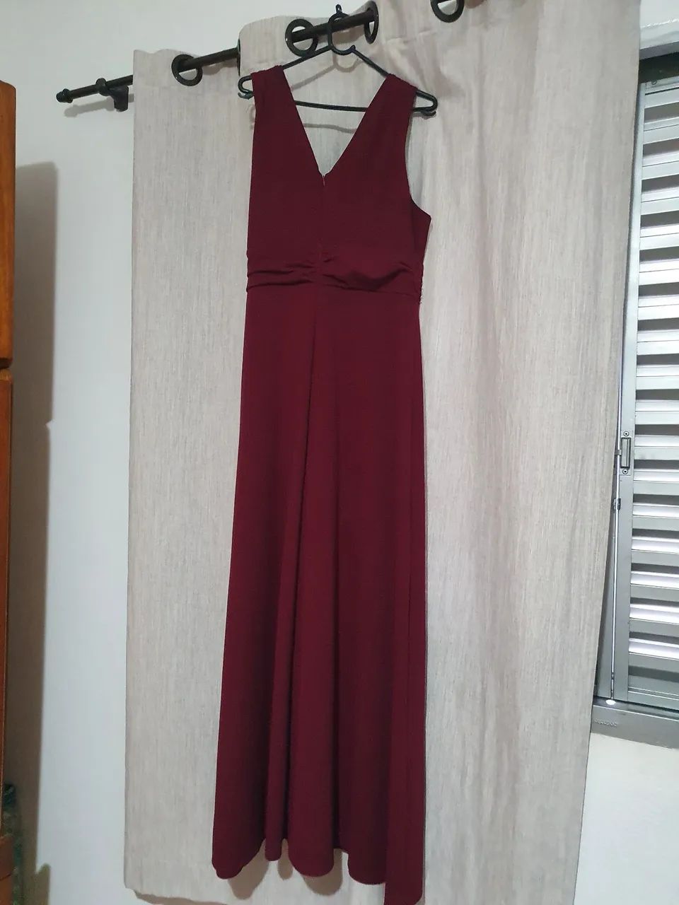 Vestido Longo marsala