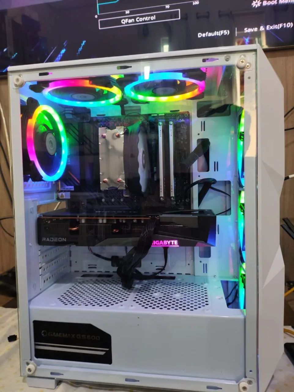 PC RYZEN 7 5700X E RX7600 PEGO PS4 E PS5 COM VOLTA - Foto 2
