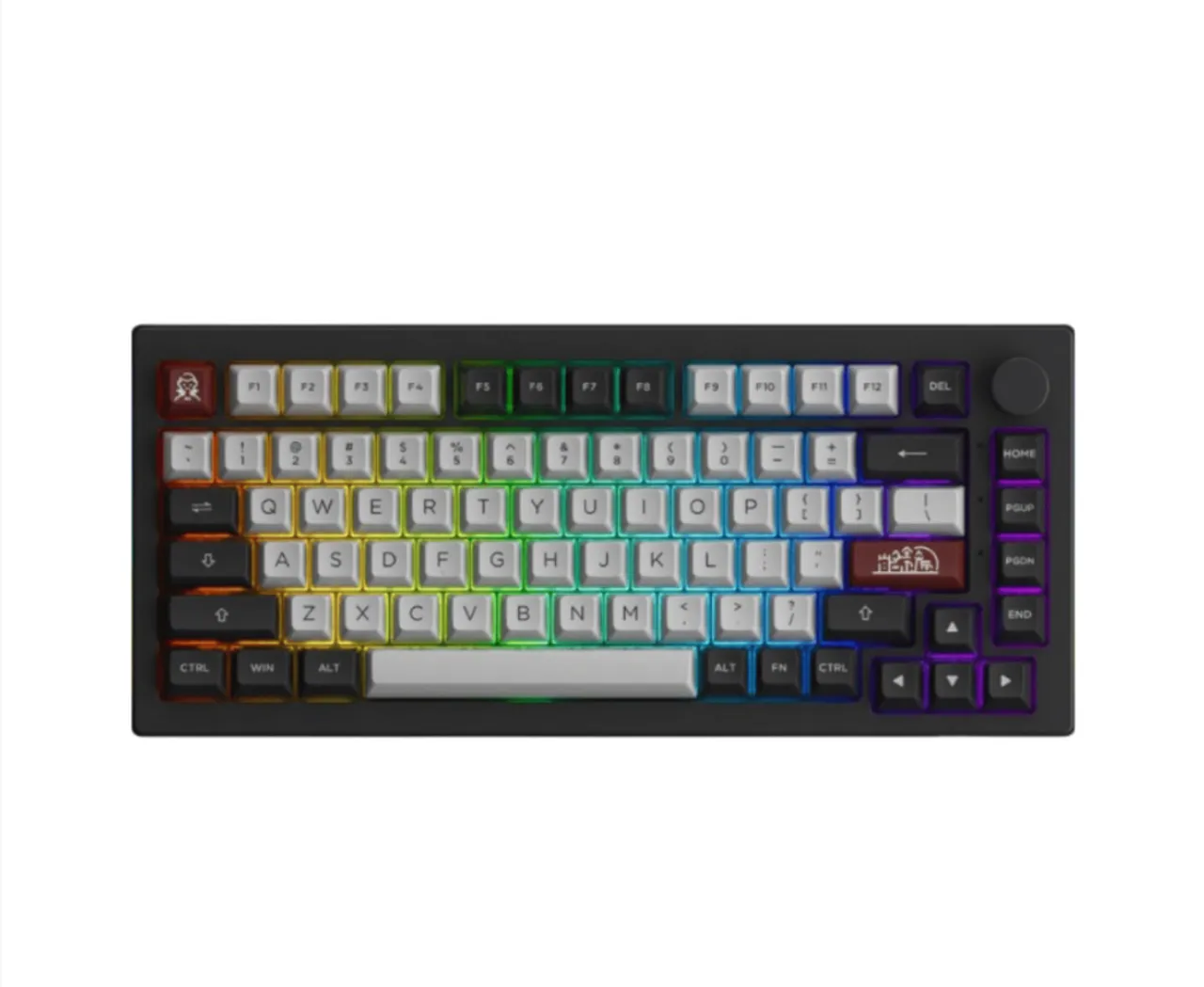 Teclado Mecânico Akko 5075B Plus Dracula Castle
