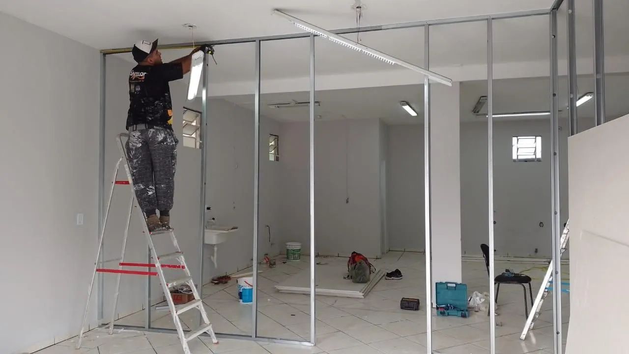 Parede de drywall para sua casa! - Foto 3