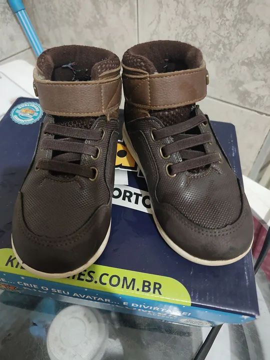 Tênis Klin Infantil Masculino - Tamanho 25 - Foto 4