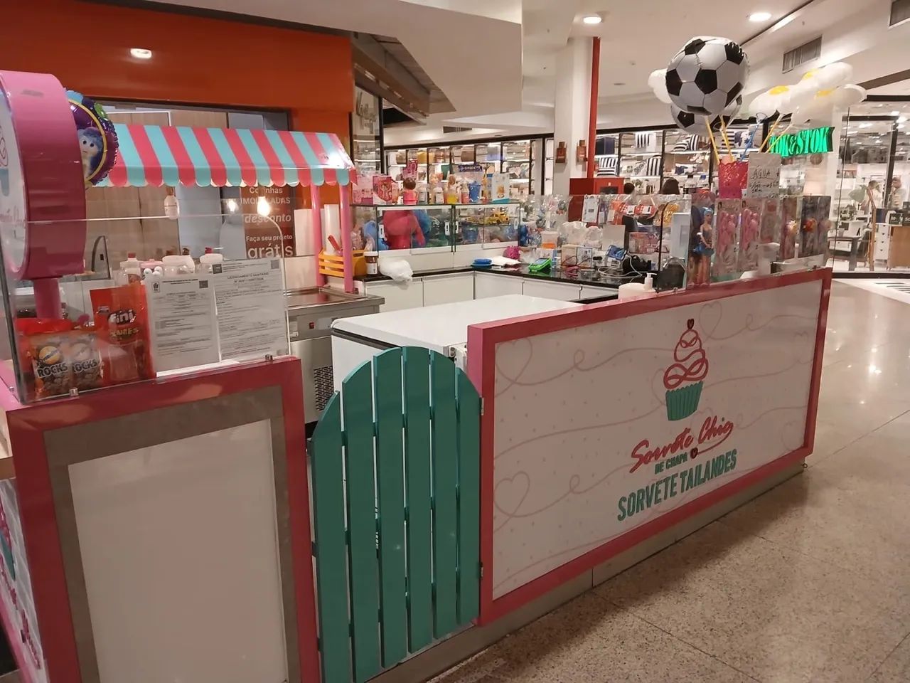 Quiosque para sorvete, doces, salgados, churros e até artigos infantis - Foto 3