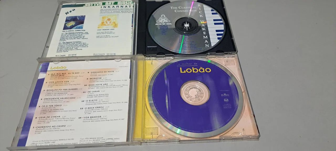 CDs Rick Wakeman e Lobão 100,00 cada. - Foto 2