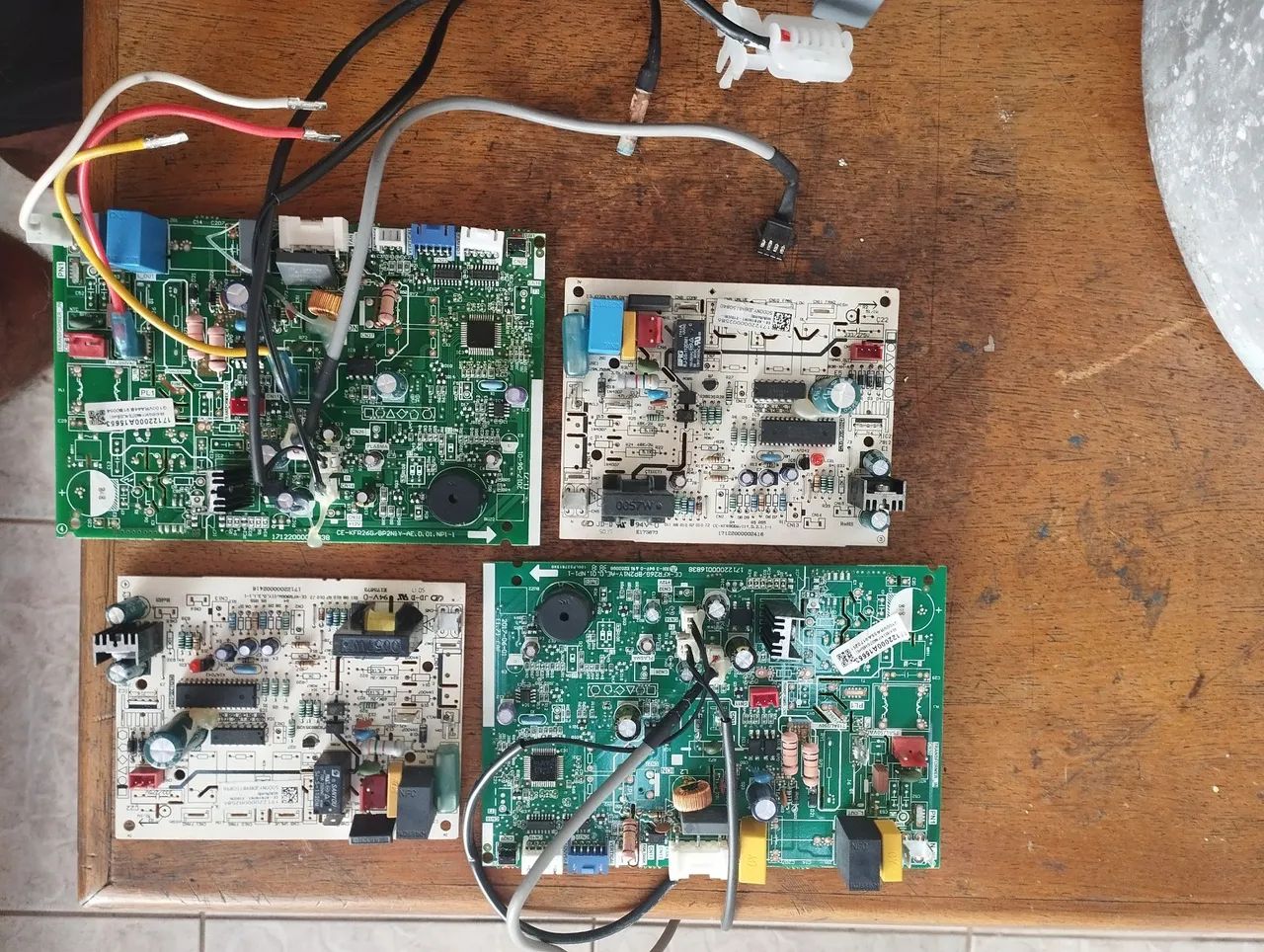 Placa evaporadora e condensadora.