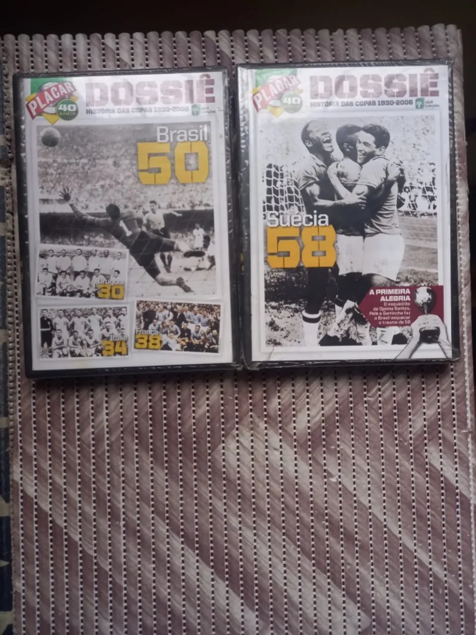 DVD's Histórias das Copa do Mundo