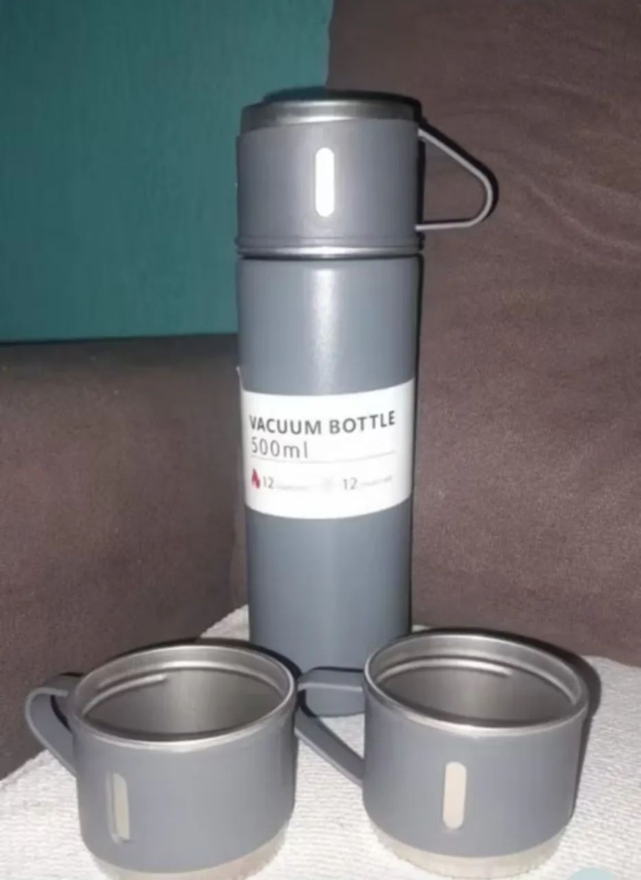 Kit Garrafa Térmica e Canecas - Foto 2