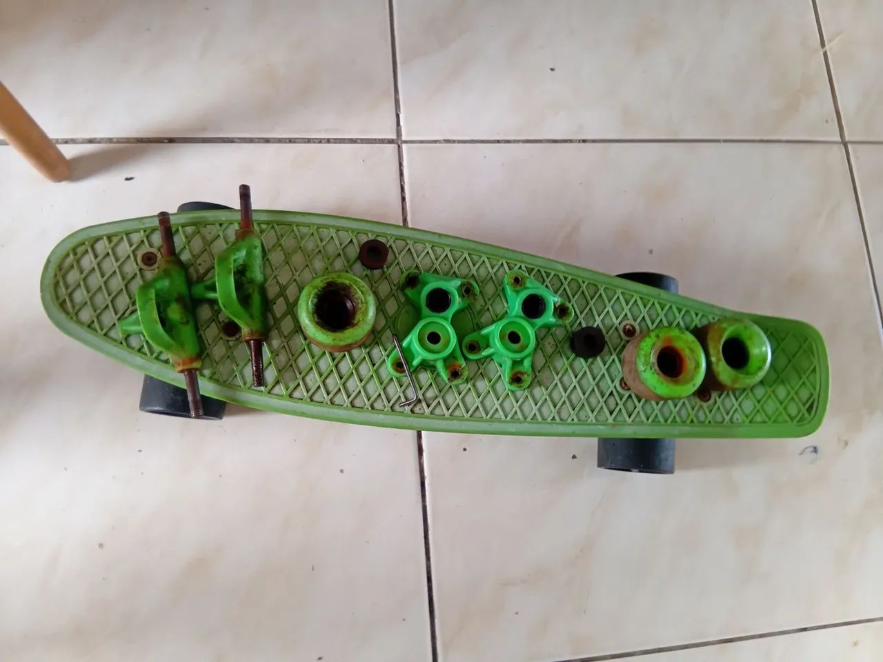 Skate Infantil Verde - Foto 4