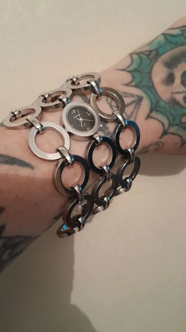 Relógio Feminino Fossil com Pulseira de Elos - Foto 3