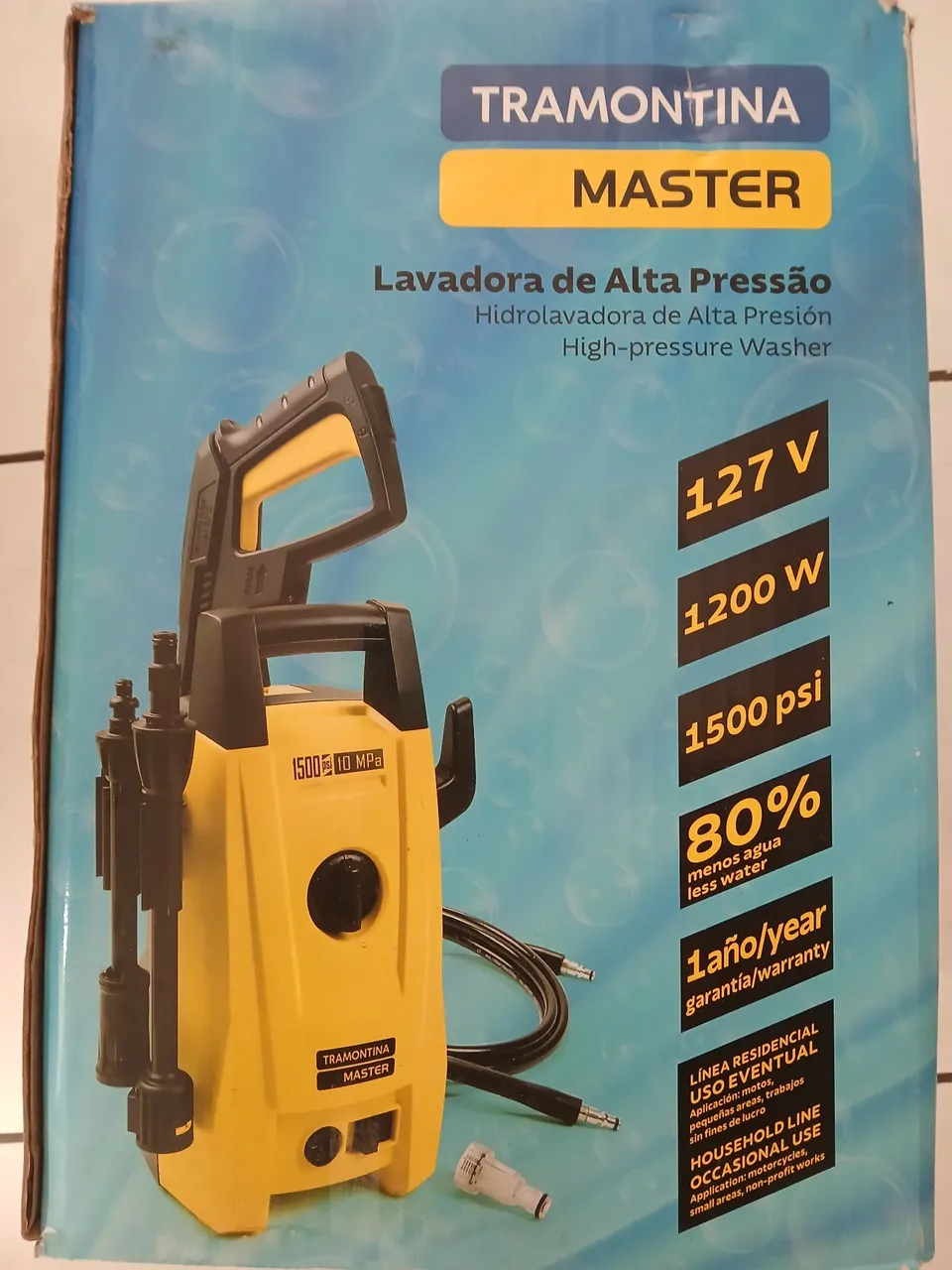 Lavadora de Alta Pressão Tramontina Master 1500 PSI