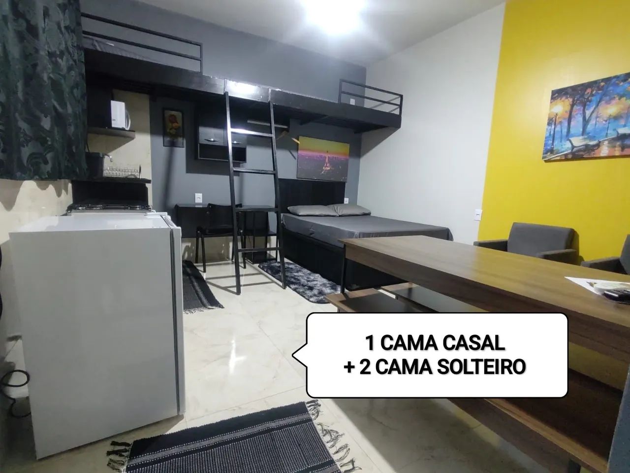 Temos Apartamento Kitnet Mobiliada Diária e Mensal (LEIA A DESCRIÇÃO) - Foto 9
