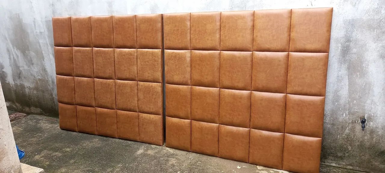 Cabeceira para cama couro  - Foto 5